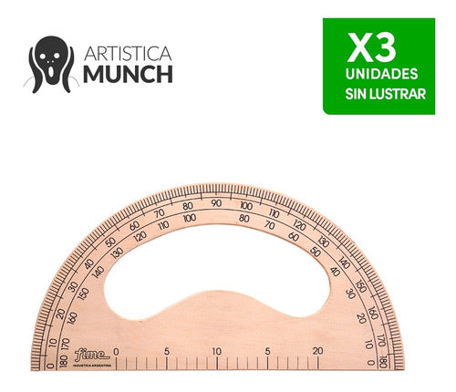 Artistica Munch Transportador Sin Lustrar X 3 1