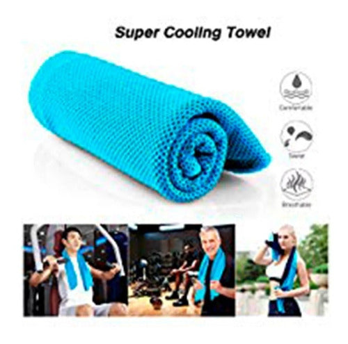 Toalla Microfibra Deportiva Efecto Frio Cooling Towel Ya!1 5