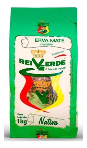 Descanso Erva Mate Rei Verde Tradicional Vácuo 5kg Chimarrão Gaúcho 0