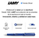 Lamy Plumin De Acero Negro Trazo LH 1