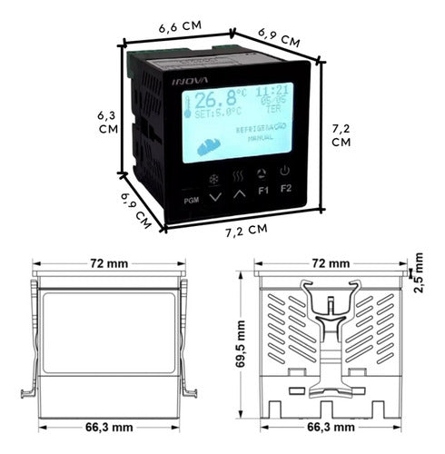 Controlador Câmara Fermentadora Inv-54101 Novo 85~250vac 1