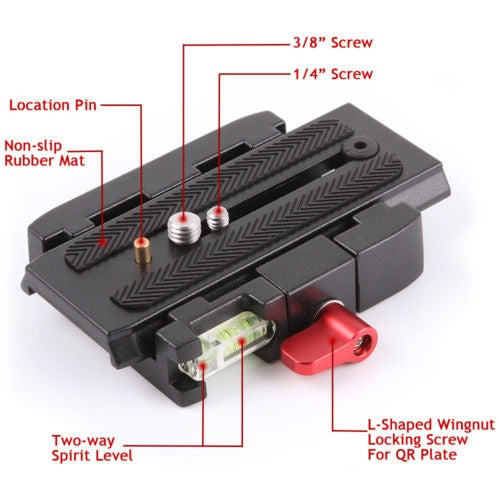 P200 Liberación Rápida Abrazadera Qr Placa Adaptador Para Ma 2