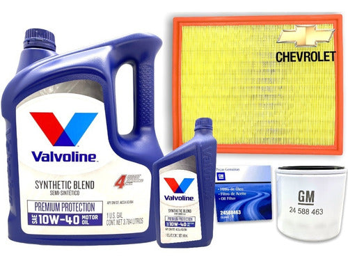 Kit Filtros Chevrolet Astra 2.0 + 5 Aceite Valvoline 10w40 0