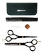 Style.Cut Professional Haircutting Cobalt Scissors Kit 5.5" Cutting 5.5" Thinning Comb 3c 0