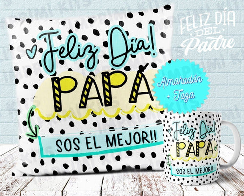 Diseños Tazas Y Almohadones Dia Del Padre Sublimar #cp03 7