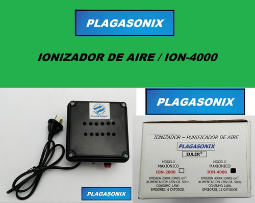 PLAGASONIX Ionizador Puro De Aire Ion-4000 100m2 / 300m3 Ansiolitico No 3