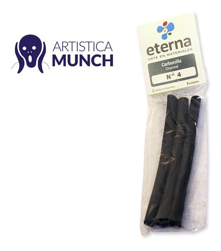 Eterna Charcoal Stick No.4 Box of 3 Units 0
