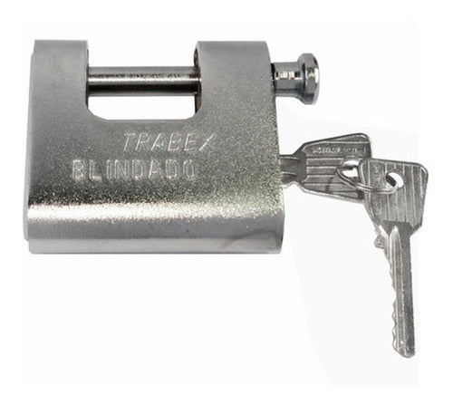 Trabex Large Armored Padlock 30mm Ideal for Openings 1