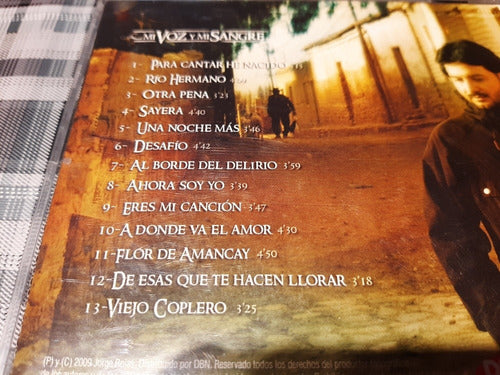 Jorge Rojas - Mi Voz Y Mi Sangre - Cd Original Impecable 4