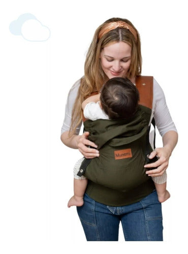 Ergonomic Canvas Baby Carrier Backpack up to 18 kg by Munami 10