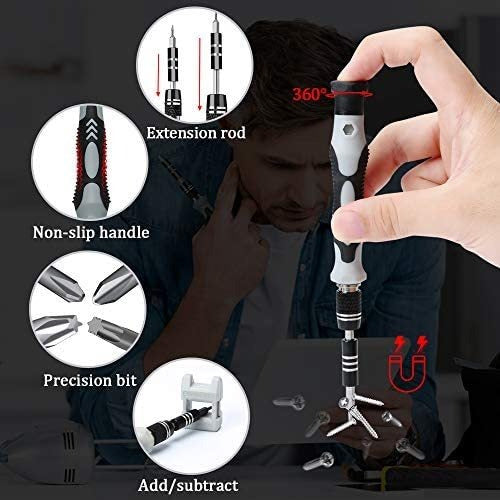 Lifegoo Precision Tool Kit for Repairing Cellphones, PCs, PS3, PS4 4