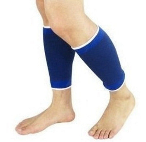 Elastic Calf Compression Sleeves for Running Gym Fitness - Set of 2 0