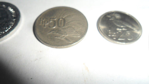 3 Monedas Indonesia 10, 25 Y 50 Rupiah 2