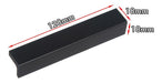 Black Anodized Aluminum Handle Bar L 128mm Bronzen 2