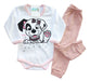 Littlefrank Conjunto Bebe Body Manga Larga Pantalon Dalmata Disneyy 2