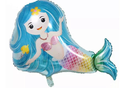 Tu Mundo Giant Mermaid Balloon for Air or Helium 0