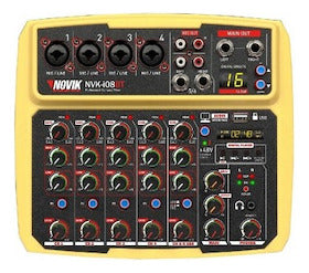 Novik NVK-i08BT Yellow Mixer 8 Channels 0