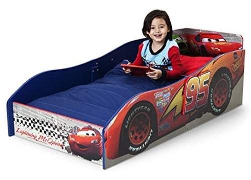 Delta Children - Cama Infantil (madera), Diseño De Coches Di 2