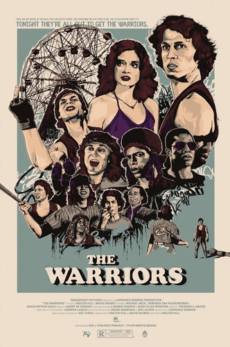 #188 The Warriors Poster 30x40 Shipping Nationwide! 1