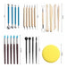 Deco Estrella Kit X36 Pottery Tools for Clay Ceramic Stamps 5