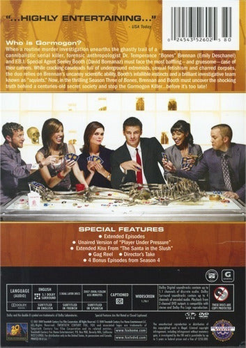 Dvd Bones Season 3 / Temporada 3 1