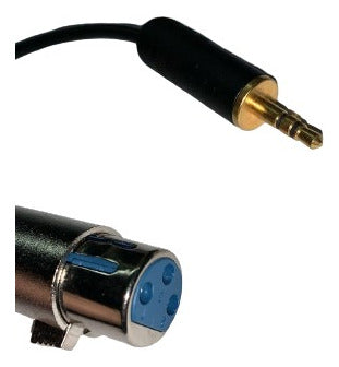 Canon Xlr Hembra Cable Belden A Mini Plug 2 Metros 2