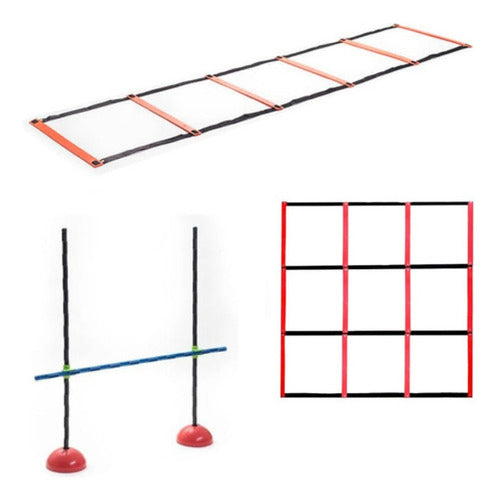 Coordination Barrier Kit + Ladder Training Quadrilateral 0