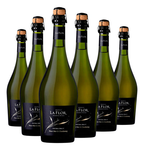 La Flor Espumante Brut Nature 6x750 mL Pulenta Estate 0