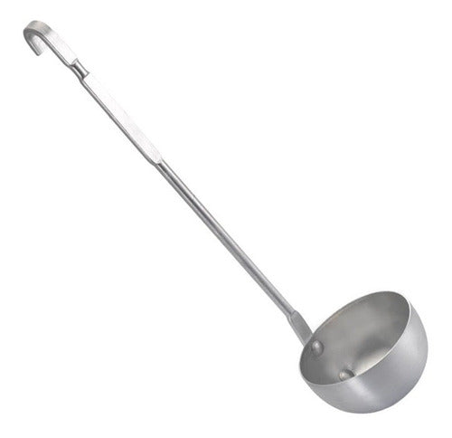 Nacional 500ml Aluminum Ladle D12cm Esp1.4mm 0