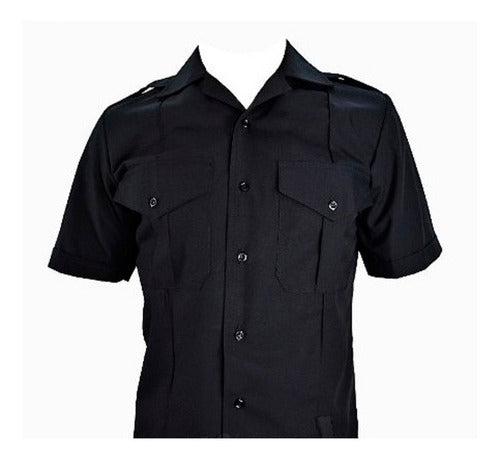 Xtreme Life Short Sleeve Black Batista Federal Police Shirt 0