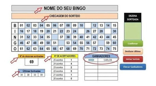 Gerador De Cartelas De Bingo Frete Grátis Download 3