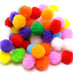 Pompones De Colores Pack X60 25mm Colores Surtidos Ltf Shop 1