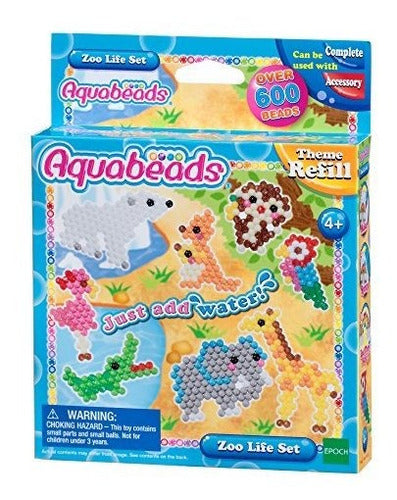 Juego De Recarga Aquabeads Zoo Life Theme Craft Beads 0