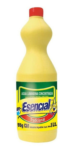 Esencial Pack X 24 Unid. Lavandina Tradicional 1 Lt 0