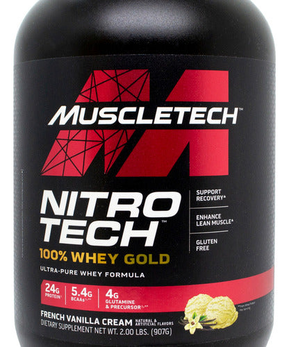 MuscleTech Nitro Tech 100% Whey Gold Vanilla Cream 907g 1