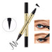 MELY Double Fiber Eyeliner and Seal 2 in 1 - Black 0