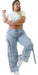 Jivana Indumentaria Jean Wide Cargo Mujer Talles Grandes Especiales 0