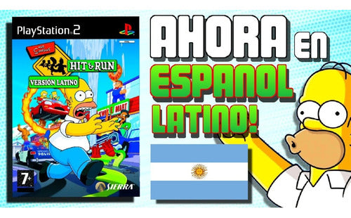 The Simpsons Hit and Run in Latin Spanish New for PS2! 1