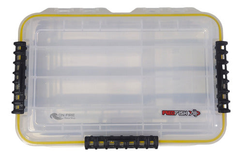 On Fire Waterproof Box for Lures 28x18x5 0