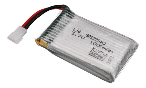 Batería Lipo 1000mAh 3.7V Drones X5 X5C X5SW X5SC V931 CX-30 3