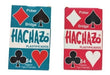 Naipes Poker Hachazo X54 Azul Plastificados Tipo Frances 1