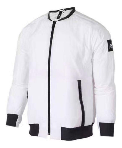 A Campera Rompevientos Blanca 0