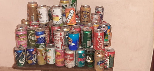 Lote Latas Vacias De Cervezas Jugos Y Gaseosas Nac. E Import 0