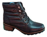 Pegada Bota Cuero Pegada Acordonada Taco Tractor Casual Invierno 2