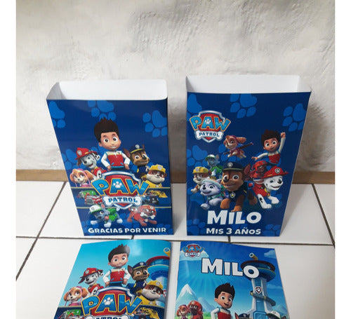 30 Birthday Paw Patrol Bags and 30 Coloring Paw Patrol Booklets 2