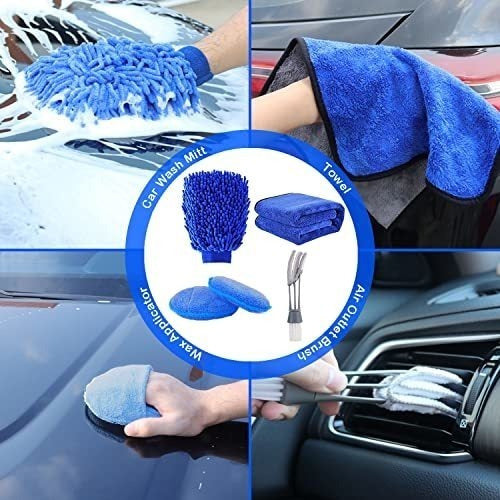 Kit De Limpieza Detailing Para Interior Y Exterior (20 Uni) 4