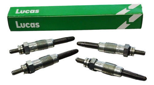 Lucas Preheating Glow Plug Renault Express 1.9d (4pcs) 0