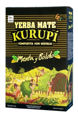 Kurupí Yerba Mate Menta y Boldo 500 g 1