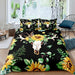 Feelyou - Sunflower and Yellow Flowers Duvet Cover Set 0