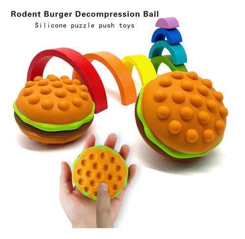 Brinquedos Bolha De Descompressão Silicone Grip Ball Música 4